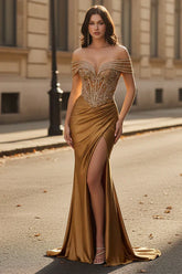 Channing Gown - Fitted Dress With Crystal Bodice