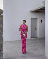 Morganite Maxi Dress - Pink