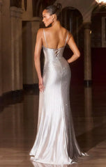 Romina Gown - Linear Hot Stone Fitted Dress