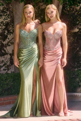 Darylanna Gown - Strapless Corset Evening Dress