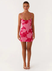 Elegeleges Exclusive - Alivia Mini Dress - Pink