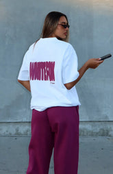 11th Street New York Or Nowhere Oversized Tee Berry Blast