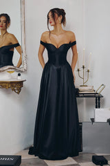 Trista Gown - Satin A-Line Dress