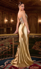 Larissa Gown - Strapless Crystal Corset Dress