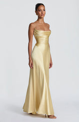 Adelina Maxi Dress - Lemon