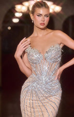 Leilani Gown - Strapless Mermaid Dress With Corset Bodice