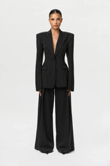 Pinstripe Suited Blazer