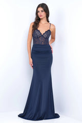 Misha Gown - Navy