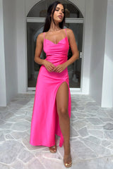 Leyla Maxi Dress - Hot Pink