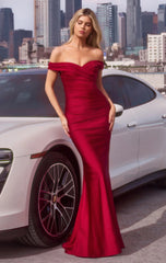Tinsley Gown - Off-The-Shoulder Long Dress