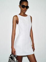 Citron Linen Dress