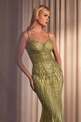 Marina Gown - Beaded Fit & Flare Gown