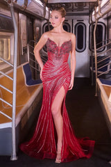 Rikki Gown - Strapless Mermaid Dress With Beaded Bodice