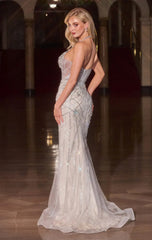 Dixie Gown - Crystal Embellished Halter Dress