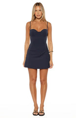 Rhea Navy Mini Dress