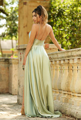 Lottie Gown - Satin A-Line Dress