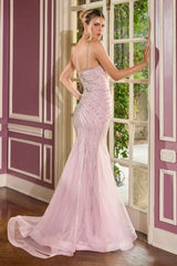 Rebekah Gown - Evening Dress With Detachable Bow Train