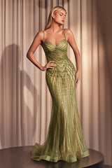 Marina Gown - Beaded Fit & Flare Gown
