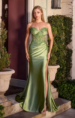 Petra Gown - Strapless Fitted Dress