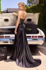Davis Gown - Crystal Bodice Corset Dress
